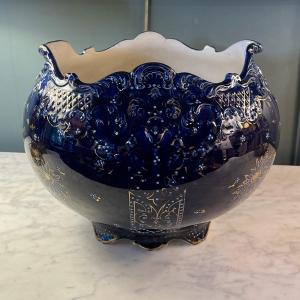 19th Century Choisy Le Roi Earthenware Planter