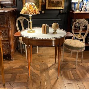 Louis XVI Style Oval Bouillotte Table