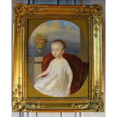 Portrait Of Un Enfant Daté 1853