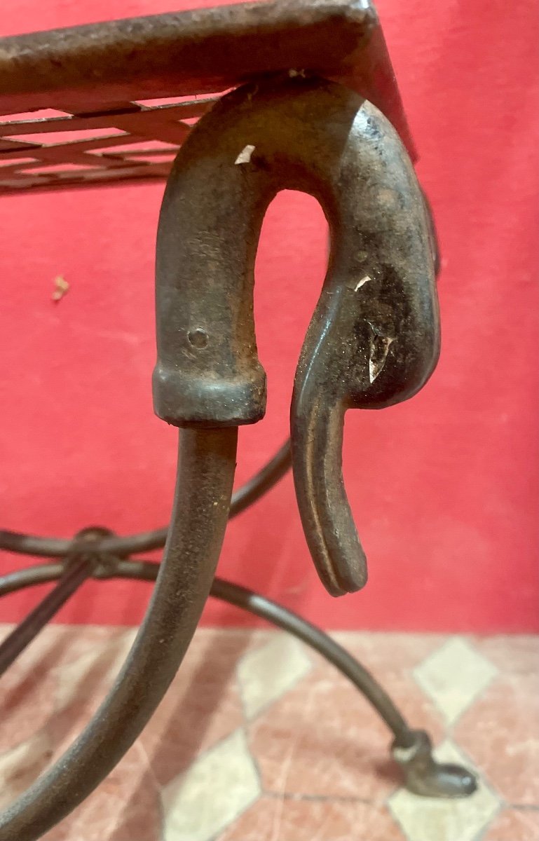 Tabourets En Fer Forgé -photo-4