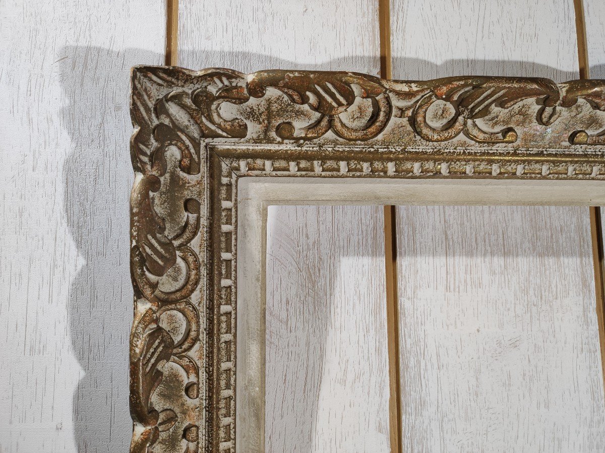 Montparnasse Frame 8p Wood Golden Patina Rabbet 46 Cm X 33 Cm-photo-2