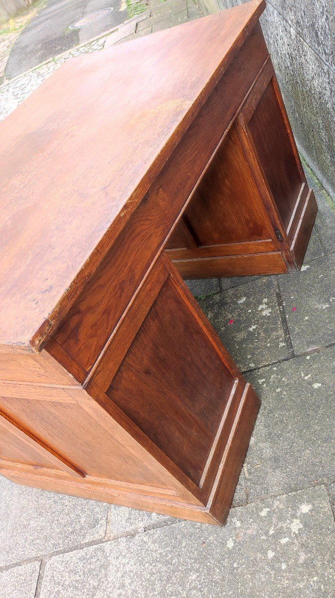 Administrative Office 1950s Solid Wood Drawer Units-photo-6