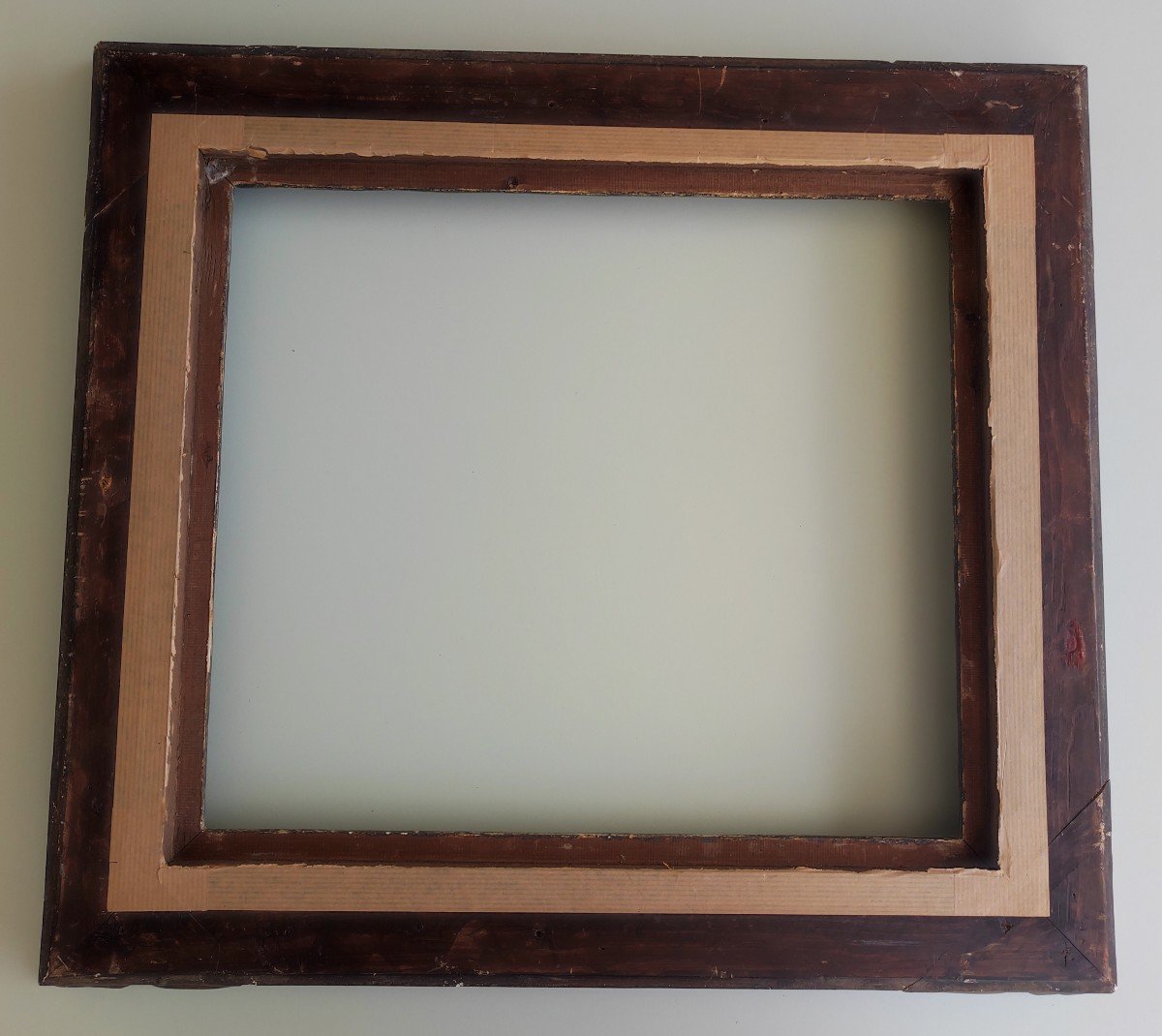 Regency Style Frame Rabbet Parclose 41 Cm X 36 Cm -photo-2