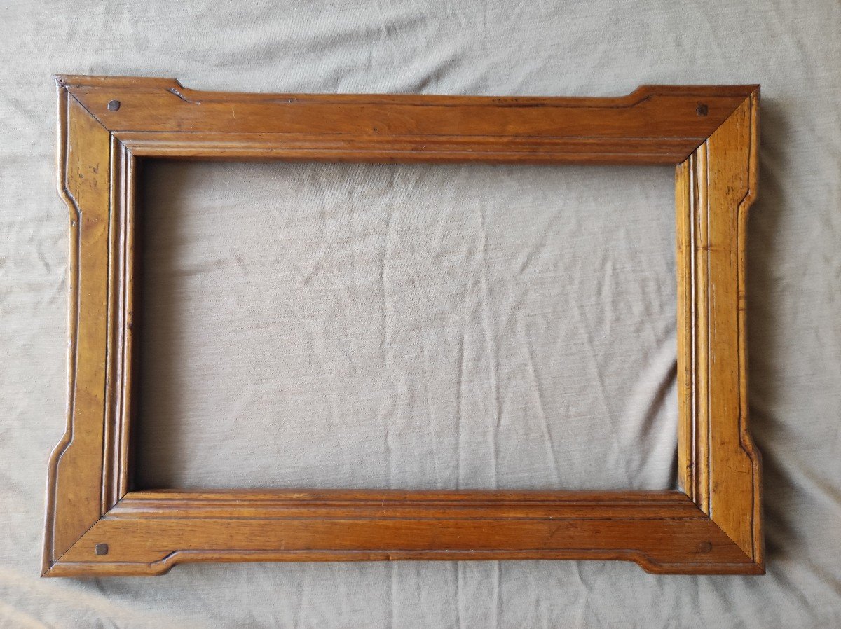 Old Frame 5m Art Nouveau Wood Rebate 35 Cm X 22 Cm -photo-7