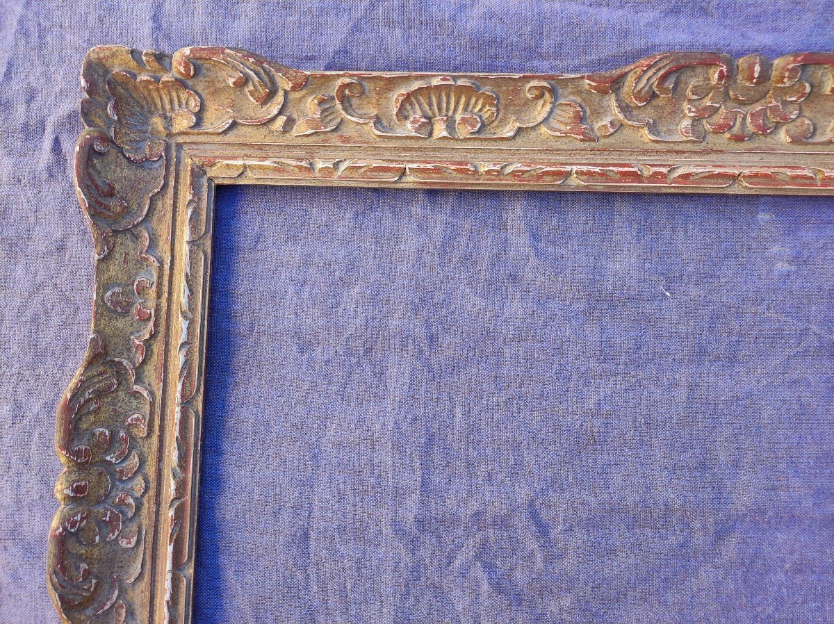 Montparnasse Patinated Rebate Frame 72 Cm X 41 Cm-photo-4