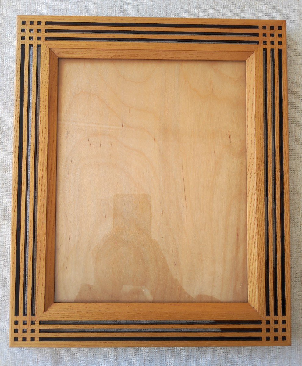 Mackintosh Style Wood Rebate Photo Frame 25cm X 20cm 