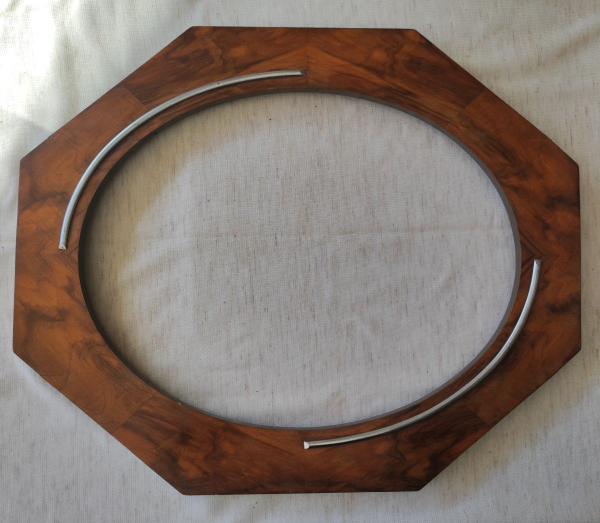 Art Deco Oval Rebate Frame 50 Cm X 39 Cm 