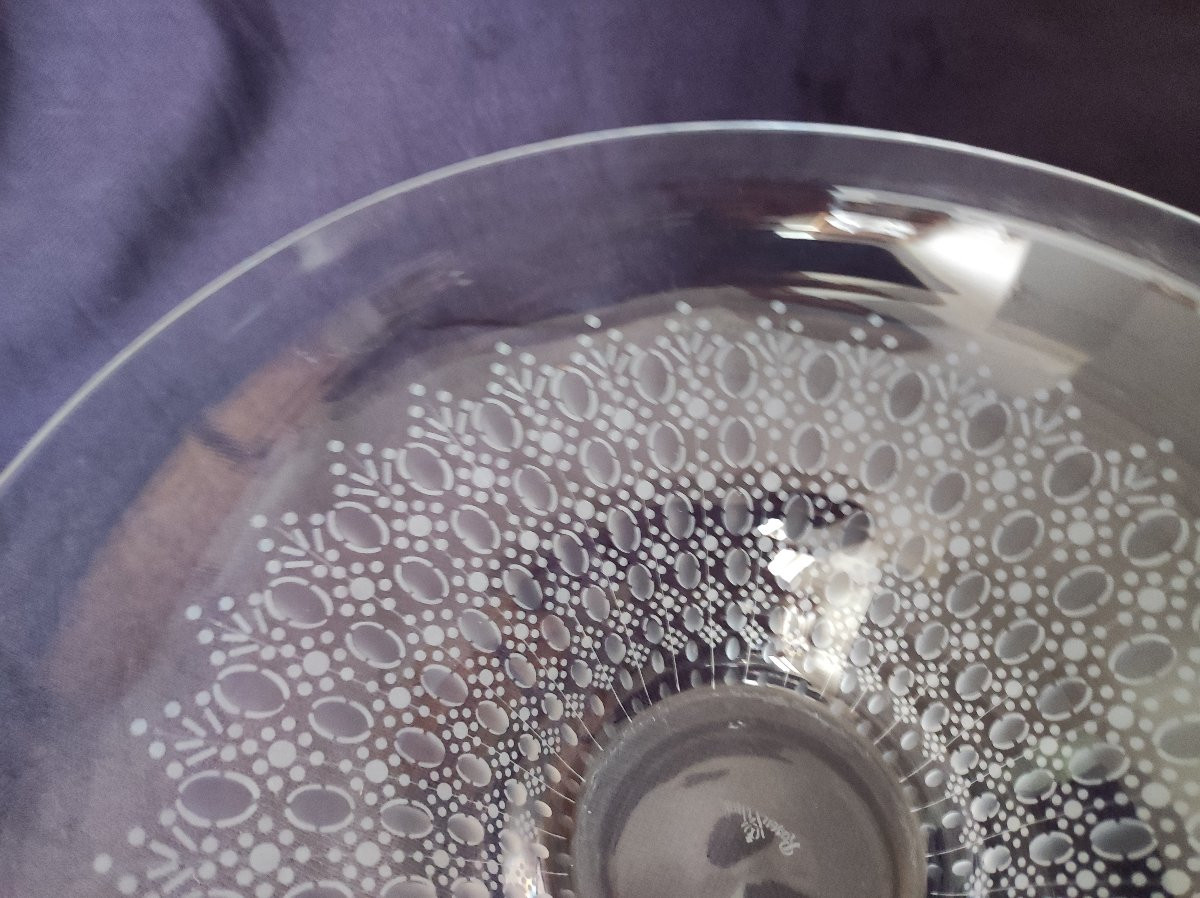 Coupe En Cristal Motif Romance Rosenthal -photo-2