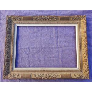 Frame 10p Montparnasse Art Deco Patinated Rebate 55 Cm X 38 Cm 