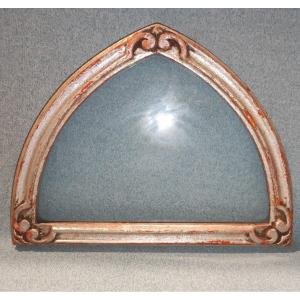 Gothic Style Frame Silver Rebate 21 Cm X 15 Cm 