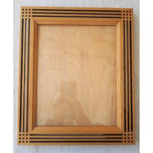 Mackintosh Style Wood Rebate Photo Frame 25cm X 20cm 