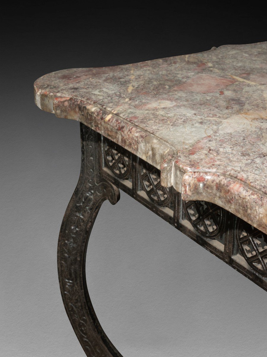 Neo-gothic Table – 19th Century-photo-2