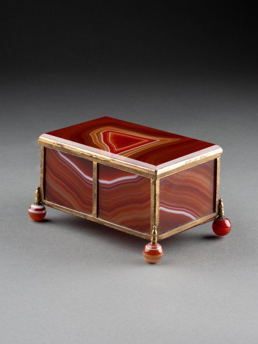 Orange Agate Casket