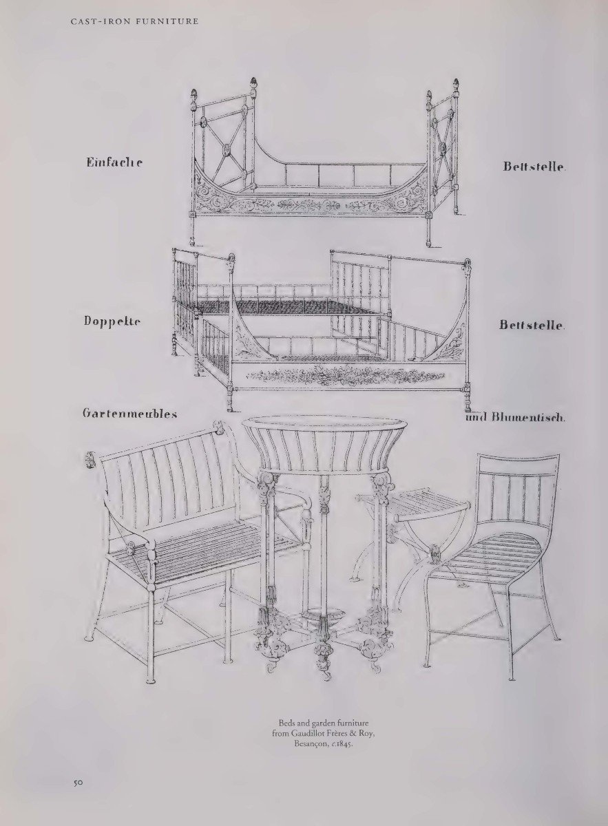 19th Century Steel Armchair-photo-3