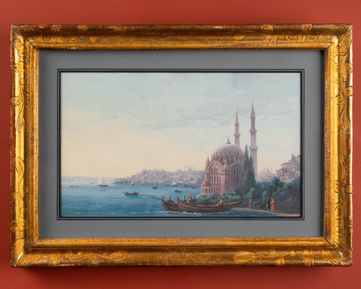 Vue de Constantinople dans le style d’Ivan Aivazovsky