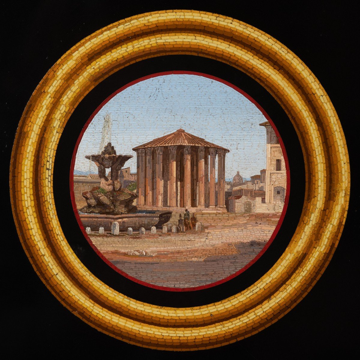 Mosaic Of The Roman Temple Of Vesta-photo-2