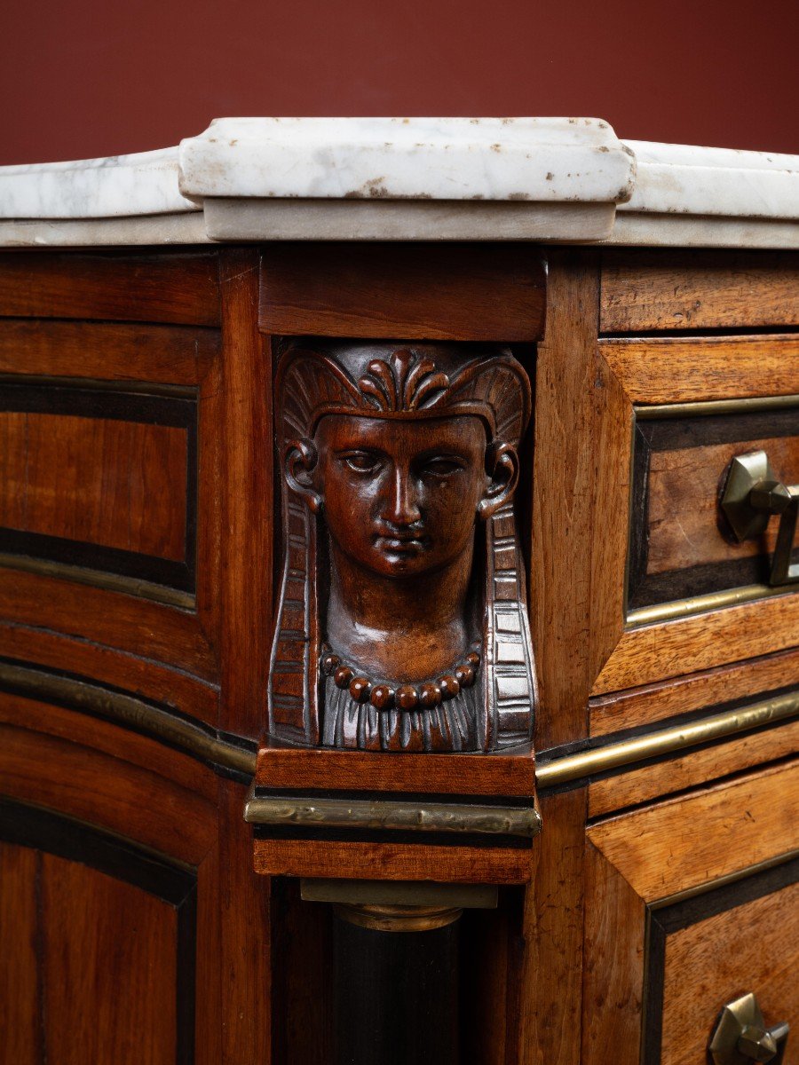 Consulate Chest Of Drawers In 'retour d'Egypte' Style-photo-3