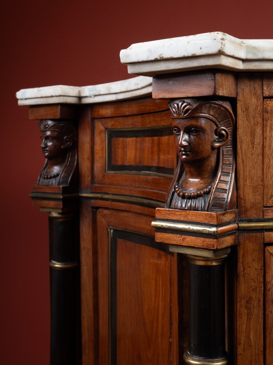 Consulate Chest Of Drawers In 'retour d'Egypte' Style-photo-1