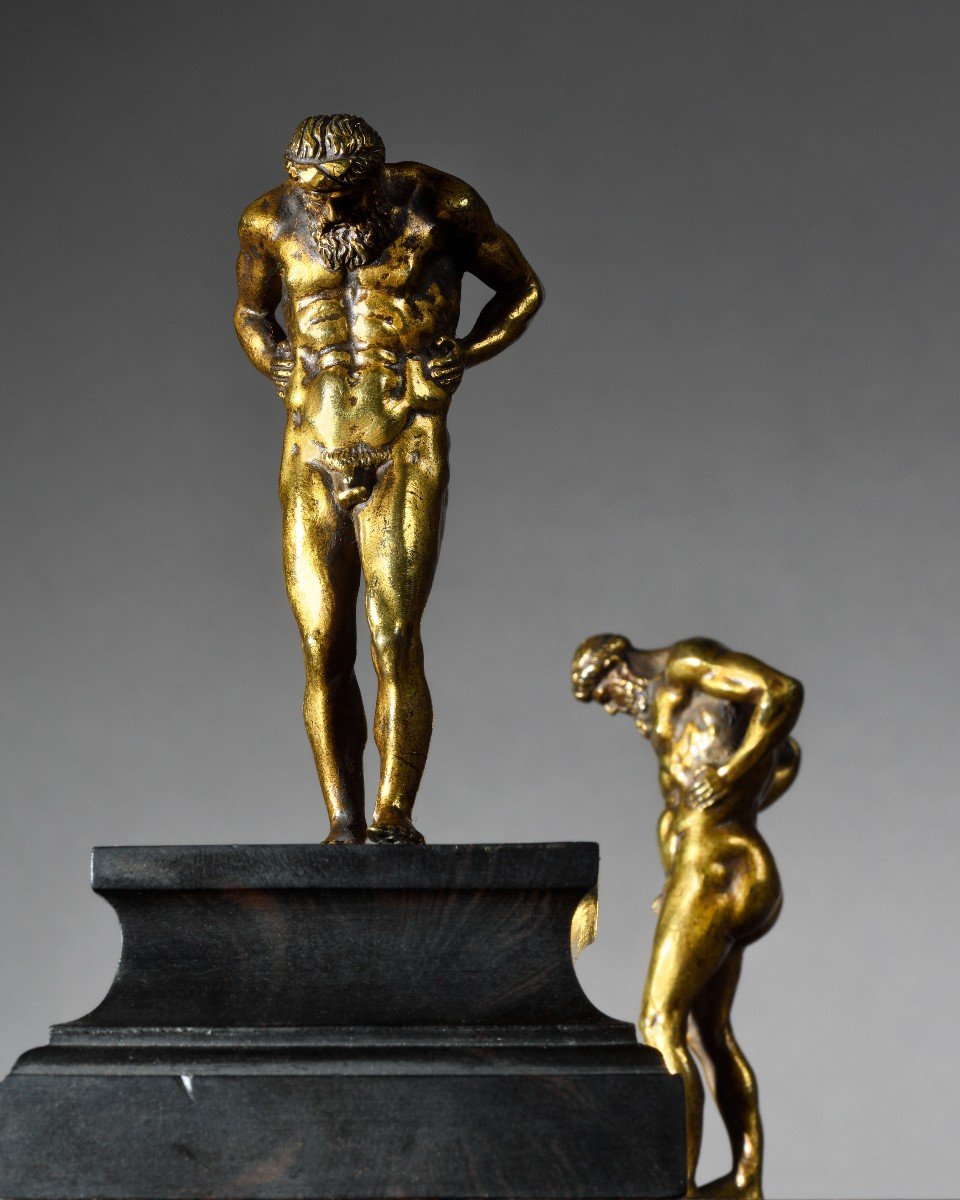 Paire De Statuettes Figurant Deux Atlas - XVIe/xviie Siècle