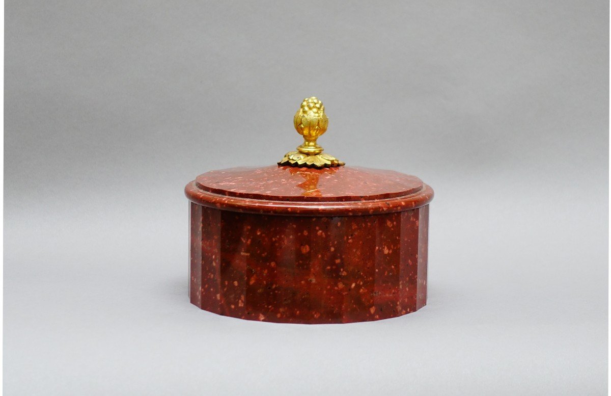  Swedish Porphyry Butter Box – 19th Century