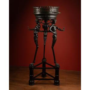 19th Century Pompeian Brazier By Chiurazzi, After The Antique