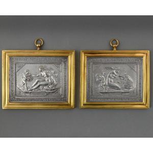 Pierre-Joseph Lorthior (1733-1813) - Paire De Plaques