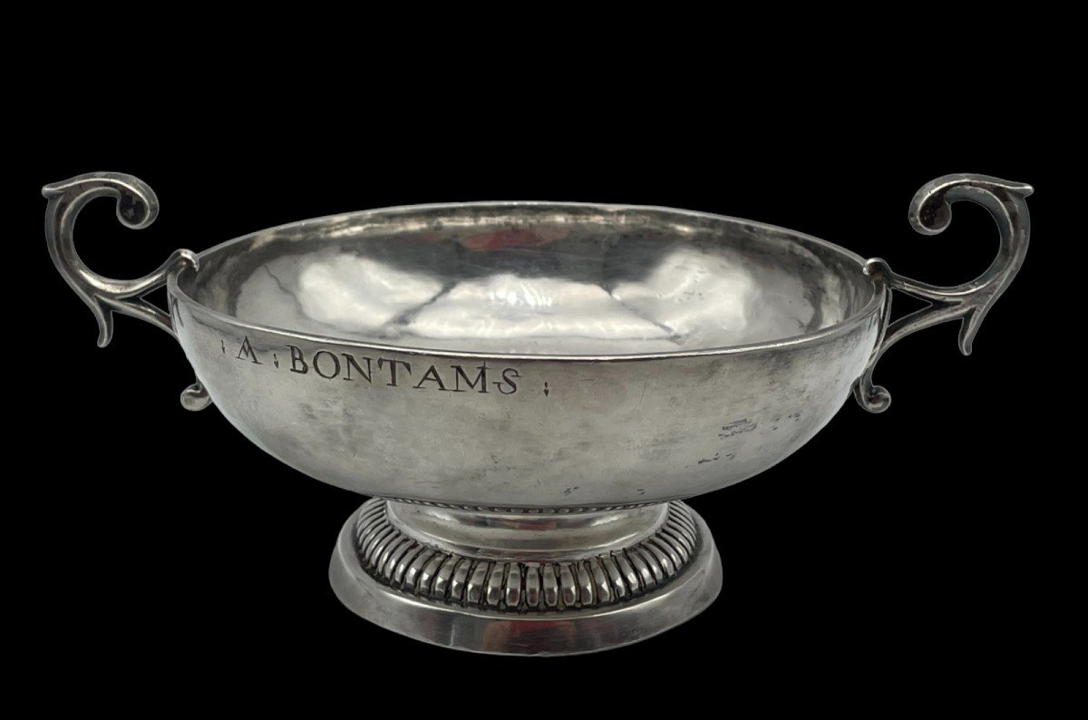 Coupe De Mariage En Argent 17eme Dijon 1683 -photo-2