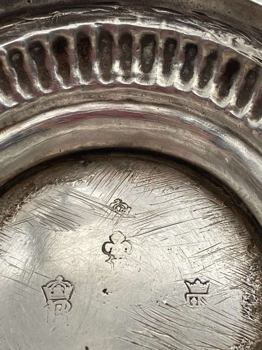 Coupe De Mariage En Argent 17eme Dijon 1683 -photo-6