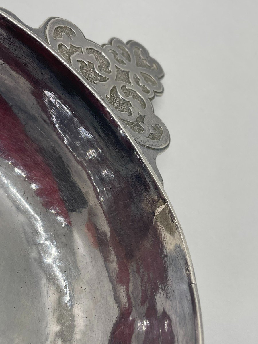 Bleeding Bowl / Bowl In Silver 18th Pau 1760 -photo-5