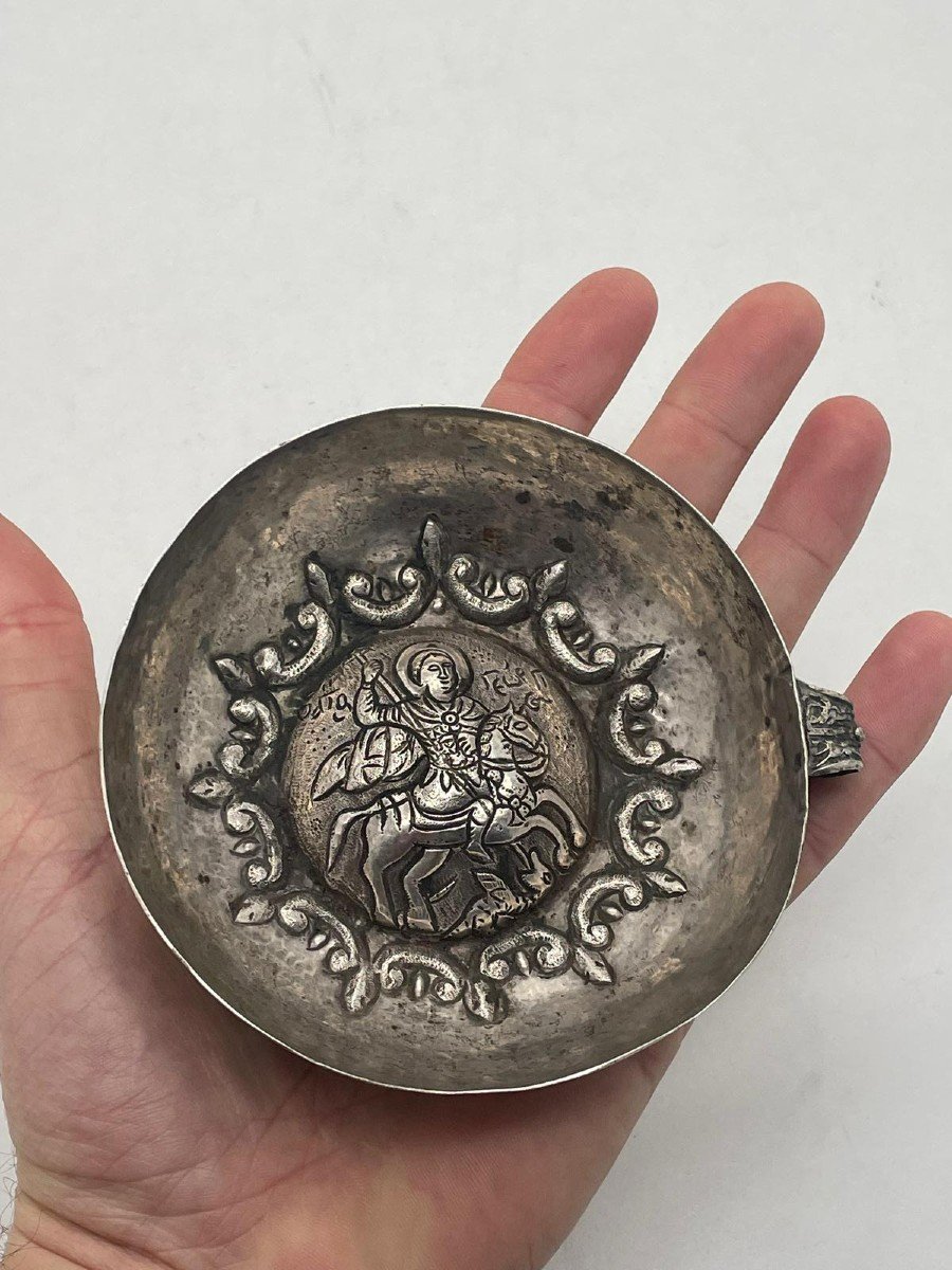 Ottoman Silver Cup / Bowl 17th-18th Century-photo-2