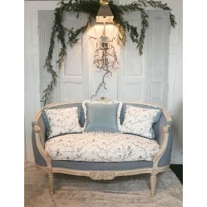 Louis XVI Style Basket Bench 