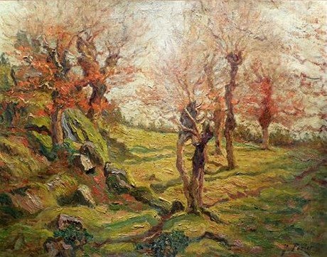 Pozier Jacinthe (1844-1915) Le Vallon De Saint Gu&eacute;nol&eacute;, Pont-aven 1911