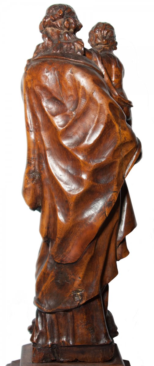 Vierge à l'Enfant de l'école flamande vers 1700-photo-4