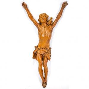 18th Century Flemish Carved Boxwood Christ