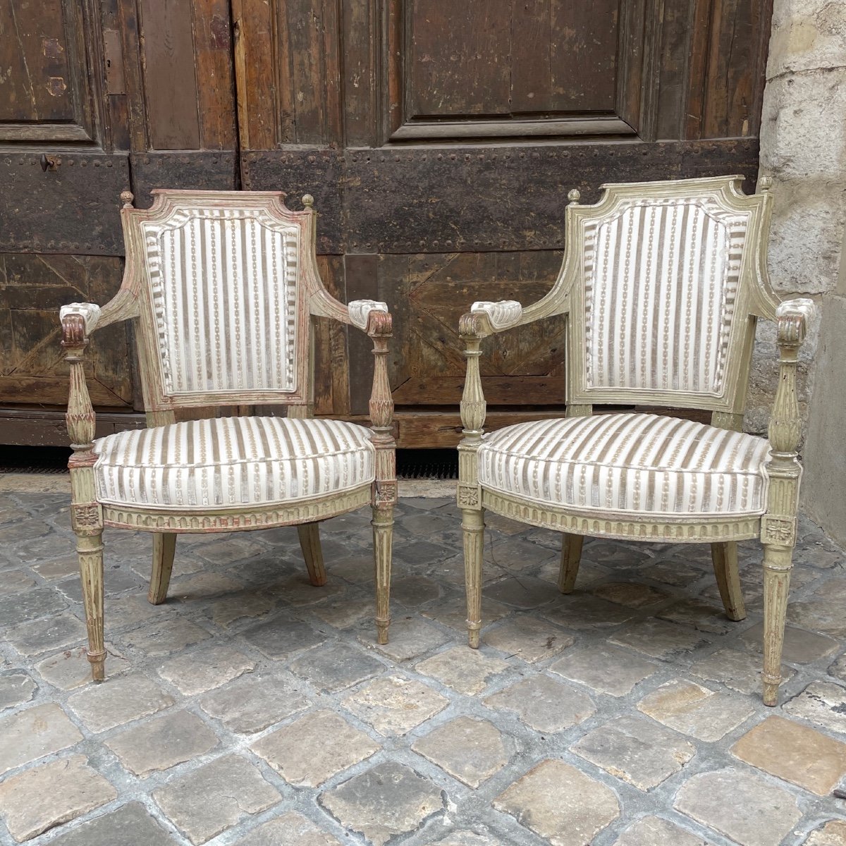 Pair Of Louis XVI Armchairs