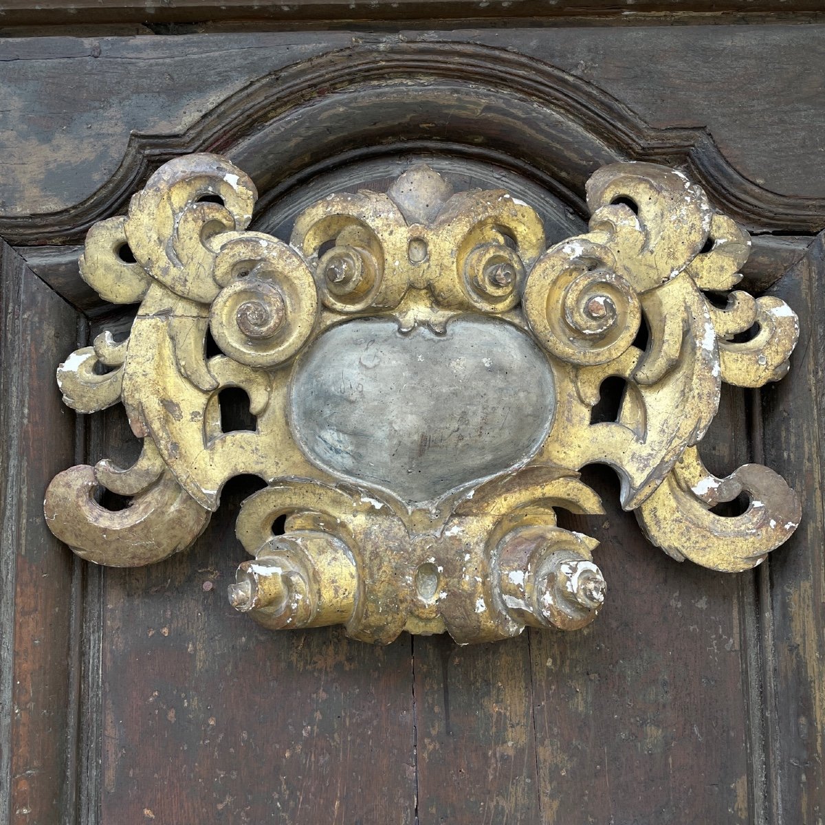 18th Century Golden Wood Decorative Element