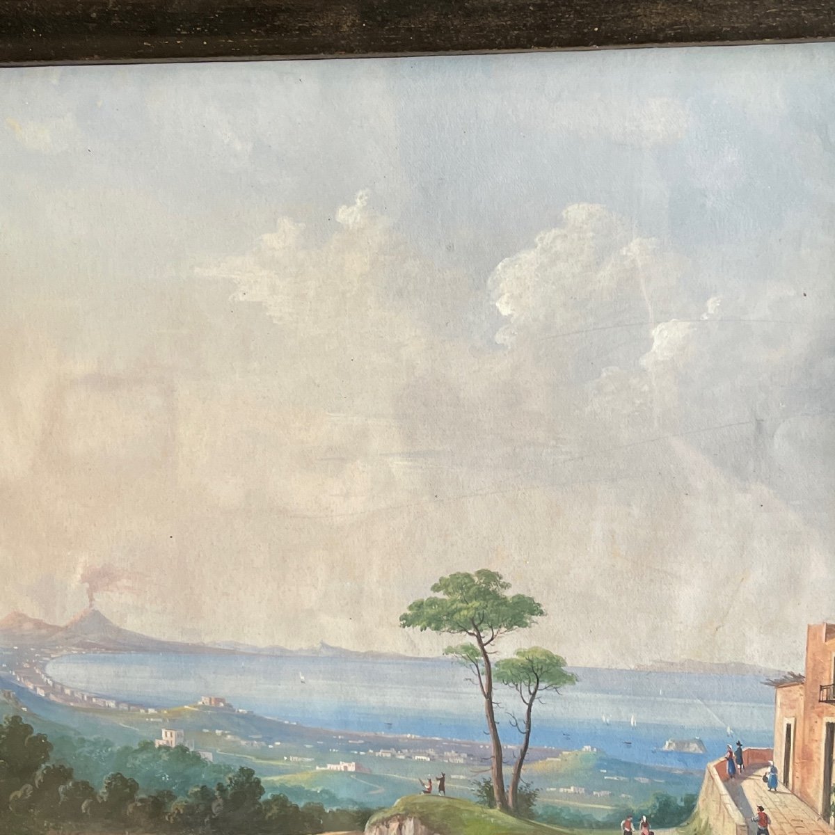 Neapolitan Gouache Bay Of Naples-photo-3