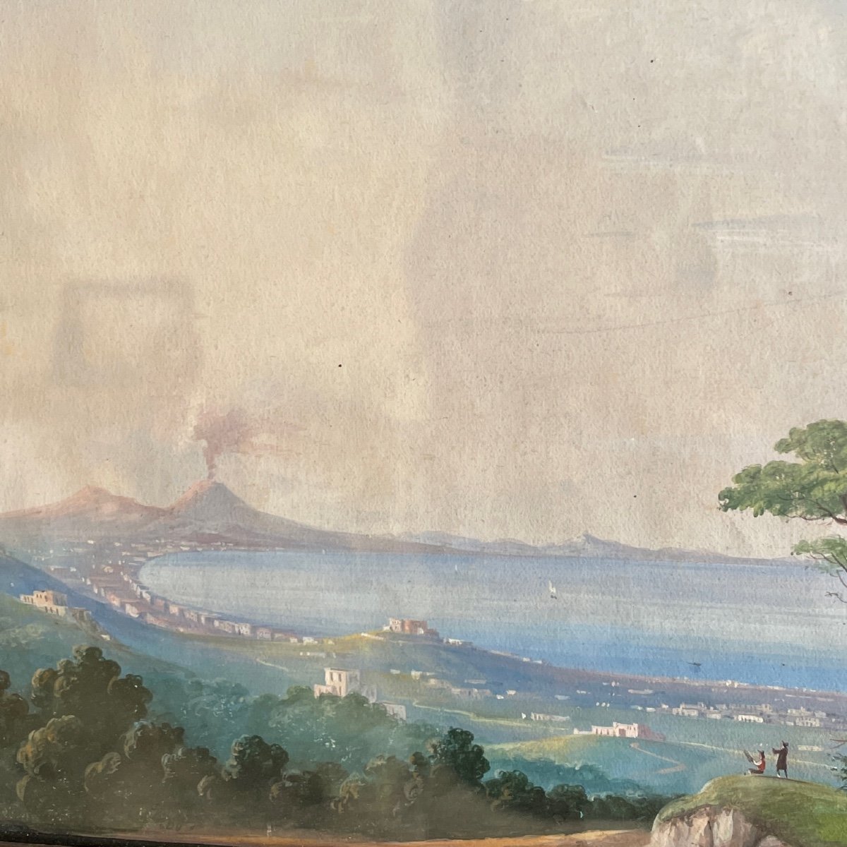 Neapolitan Gouache Bay Of Naples-photo-1