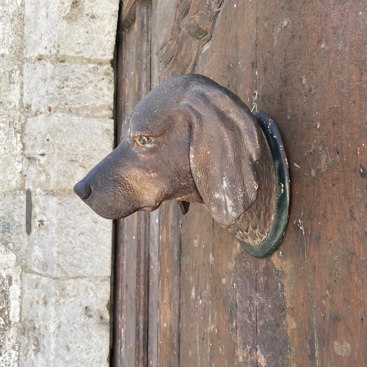 Terracotta Dog Head-photo-2