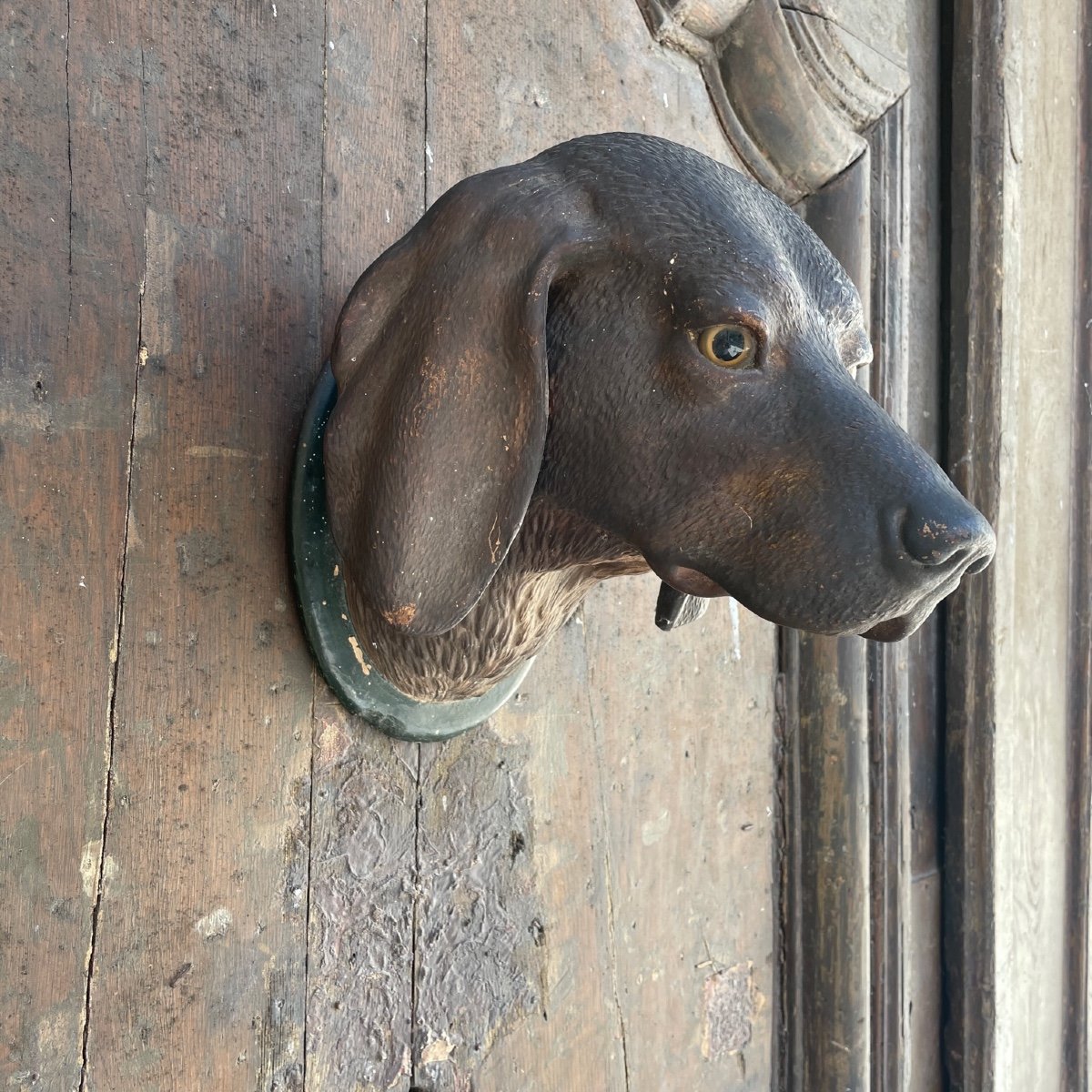 Terracotta Dog Head-photo-3