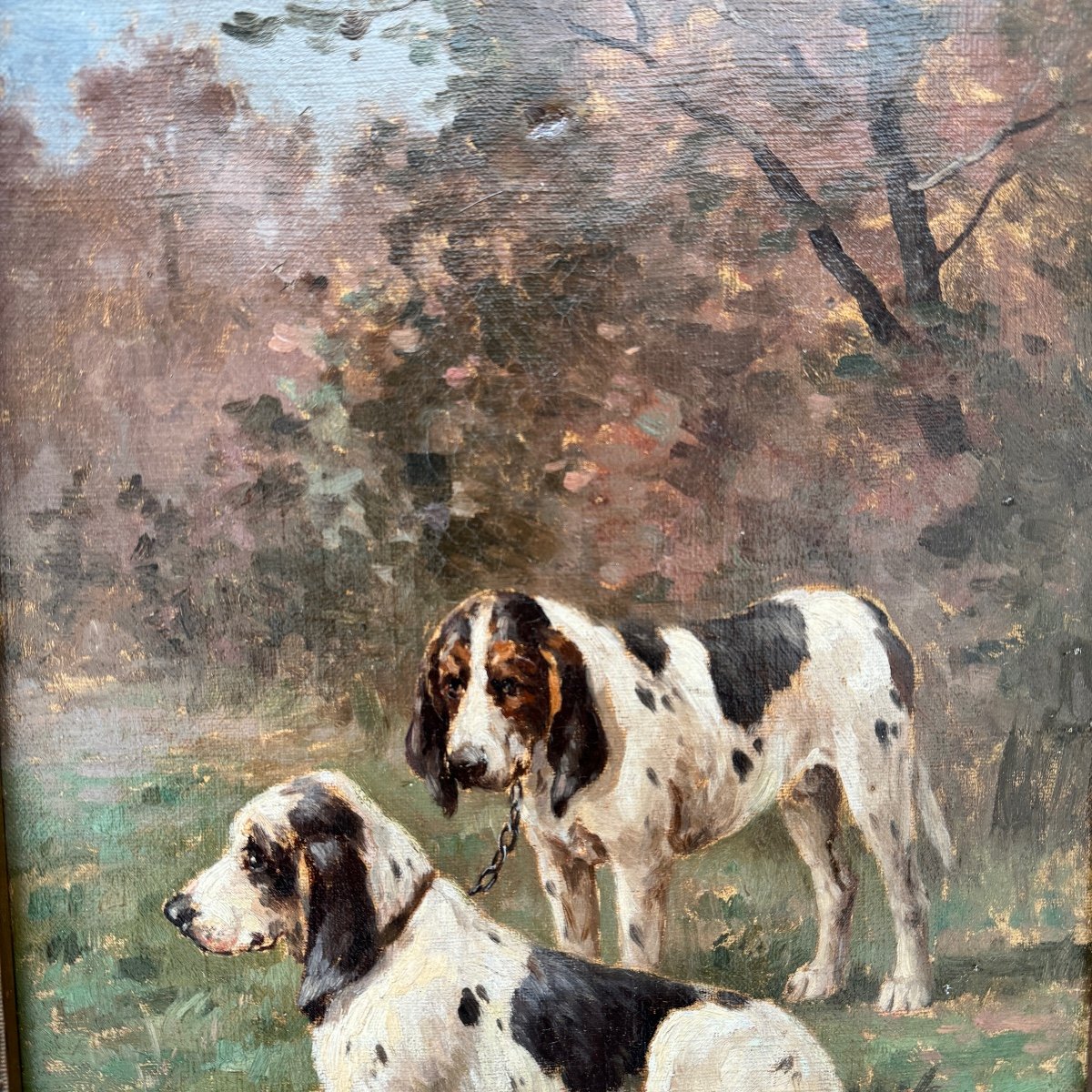 Hunting Dogs, Louis Darey (1863-1914)-photo-1