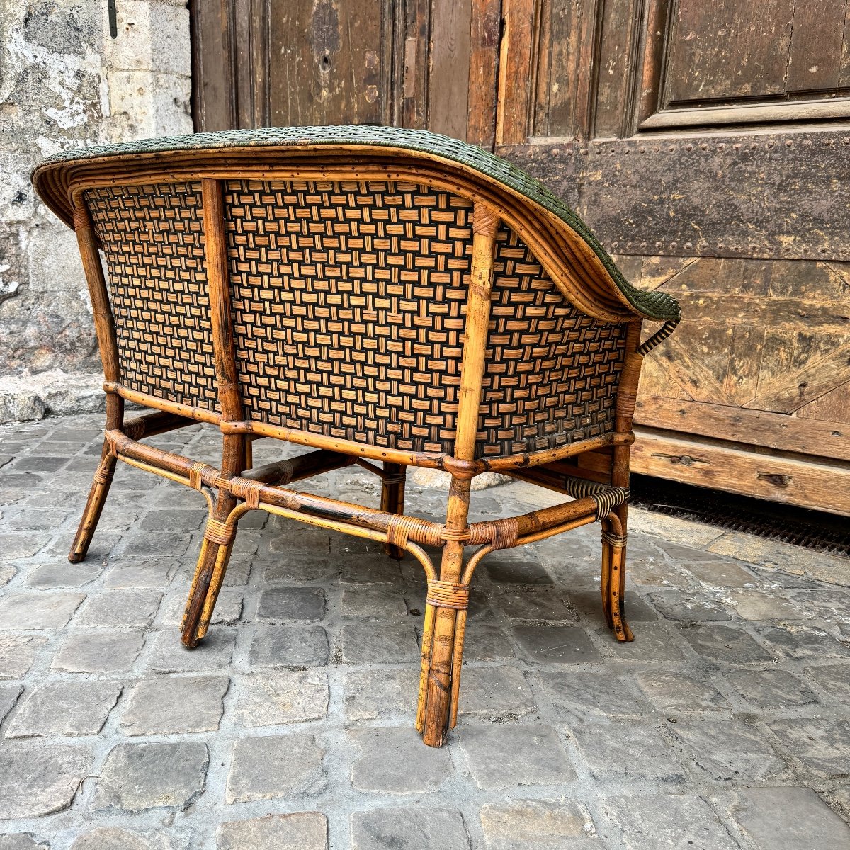 Rattan Bench-photo-4