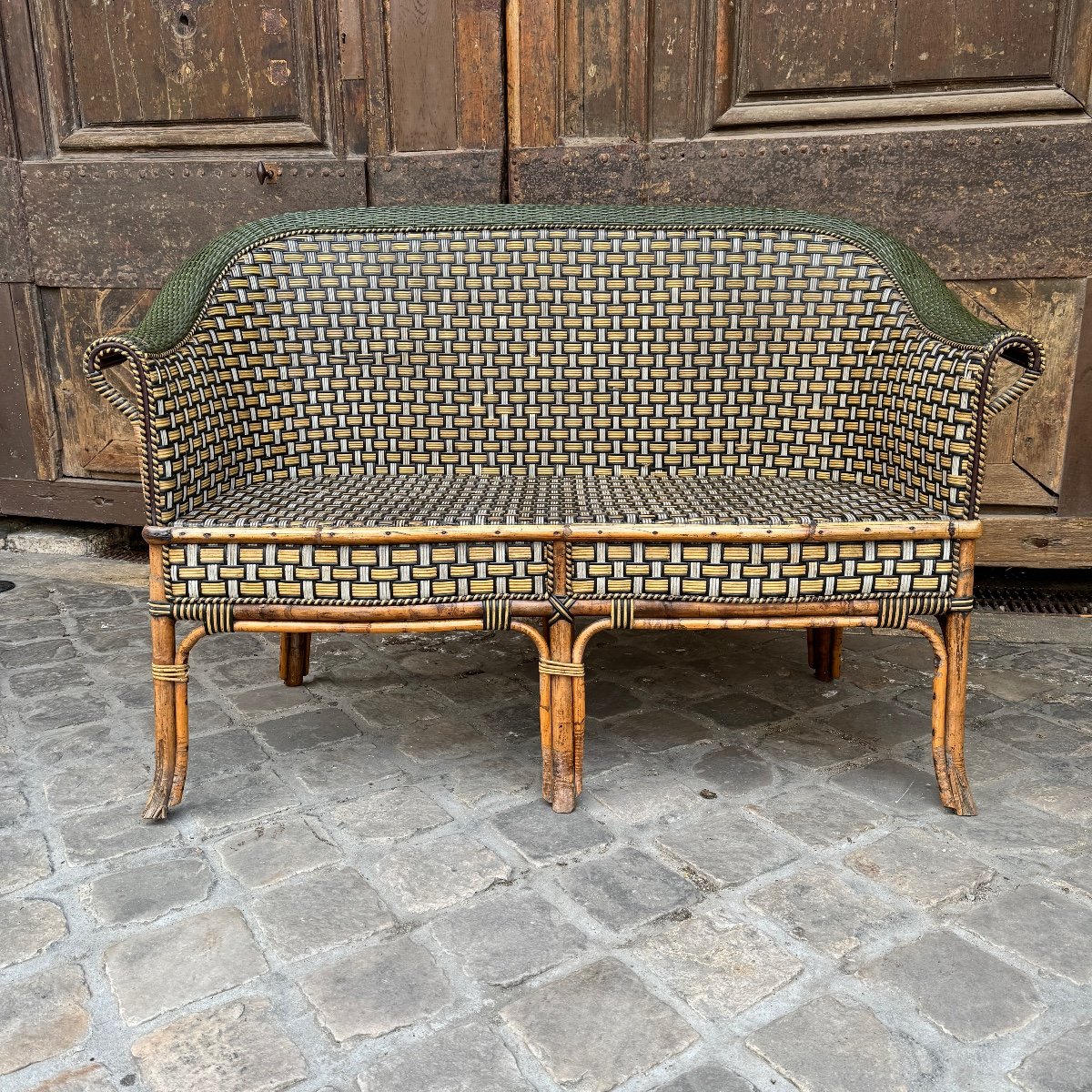 Rattan Bench-photo-2