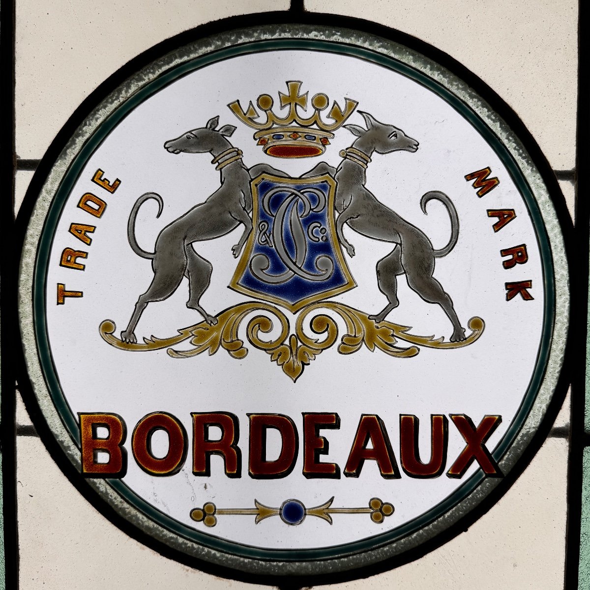 Stained Glass Windows Bordeaux (131 X 65.5 Cm)-photo-4