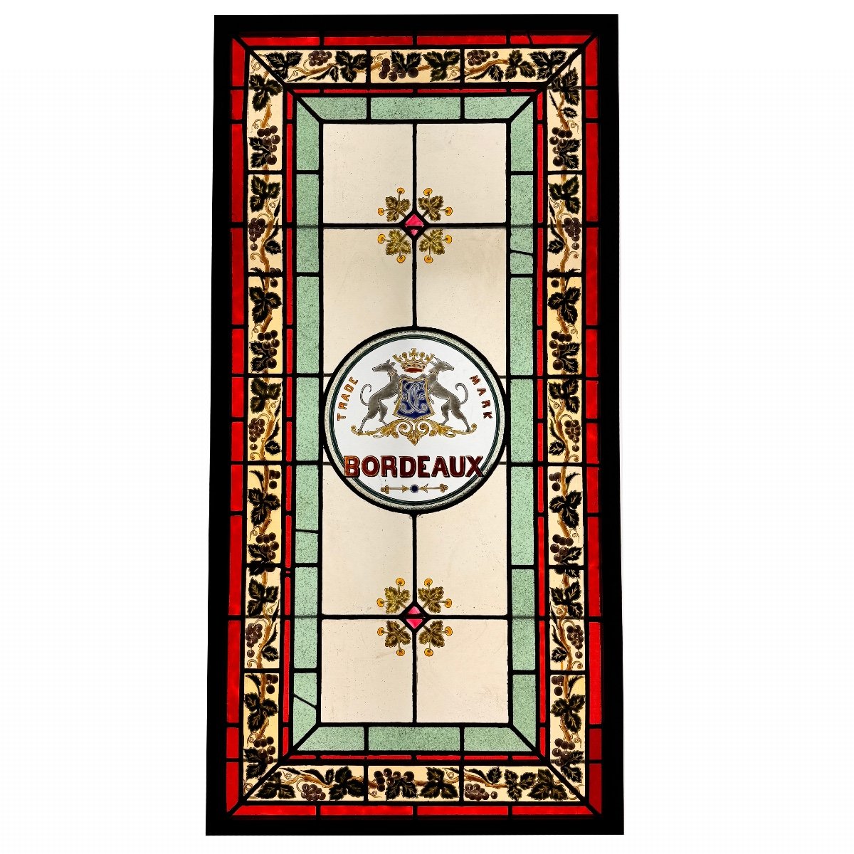 Stained Glass Windows Bordeaux (131 X 65.5 Cm)