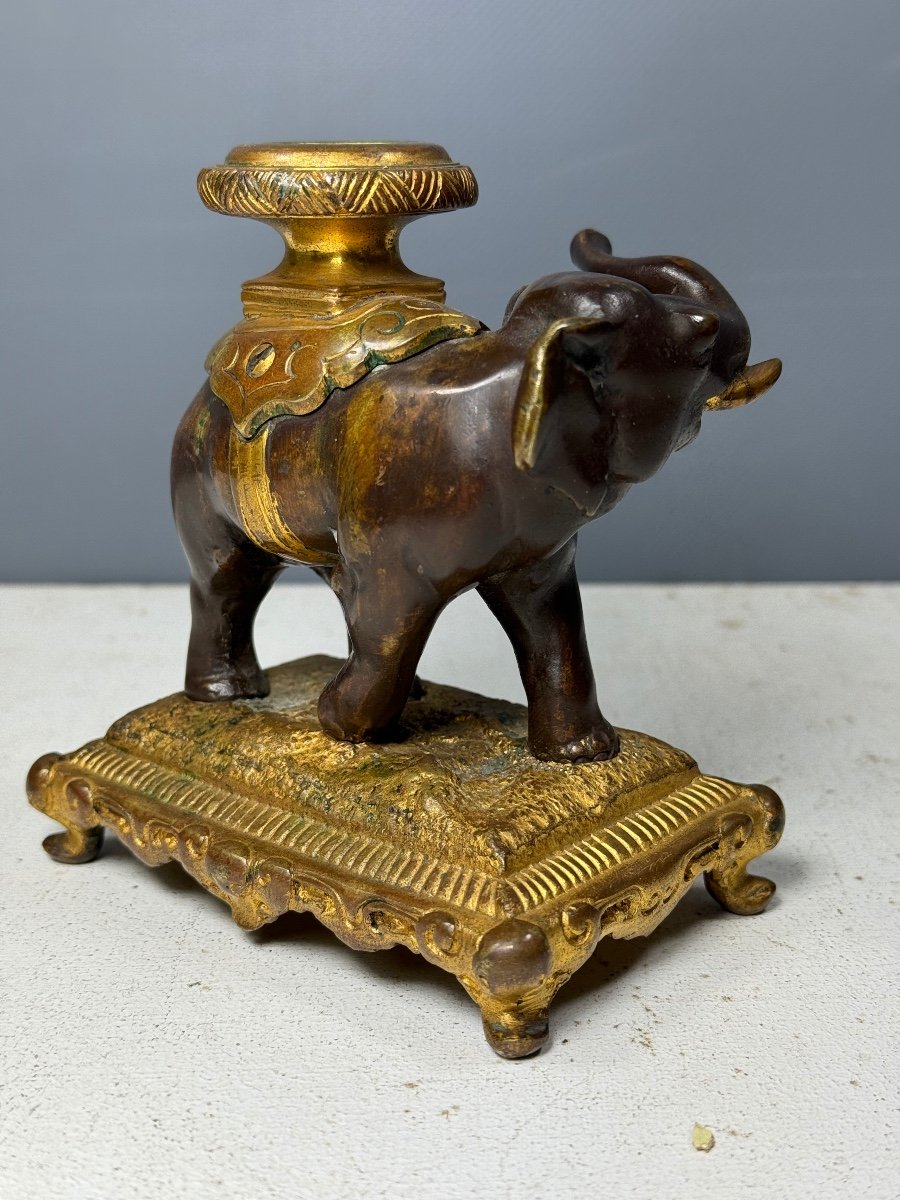 Elephant Candle Holder-photo-2