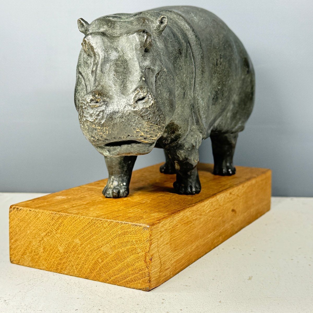 Bronze Hippopotamus-photo-4