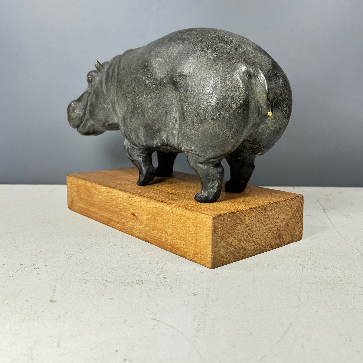 Bronze Hippopotamus-photo-2