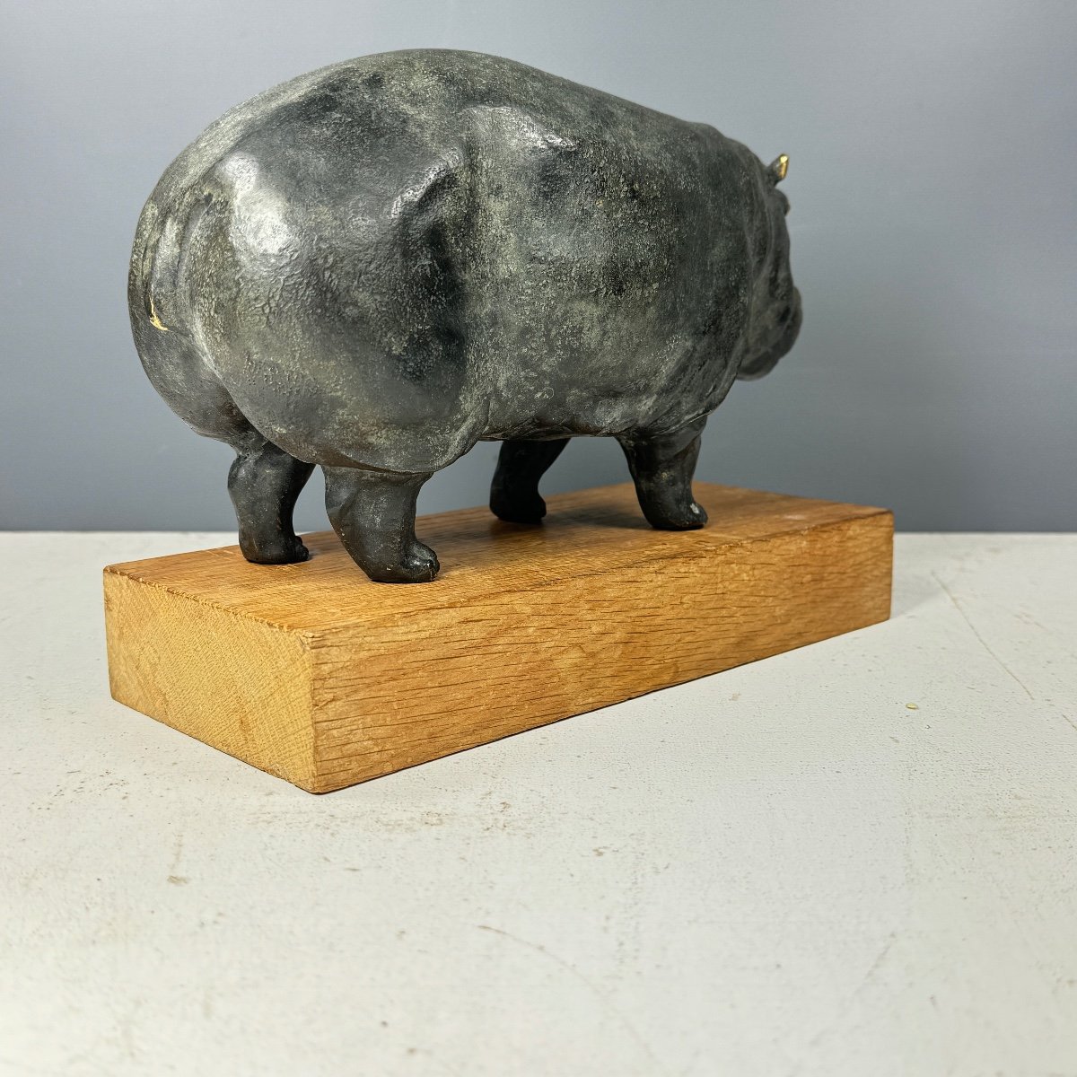 Bronze Hippopotamus-photo-3