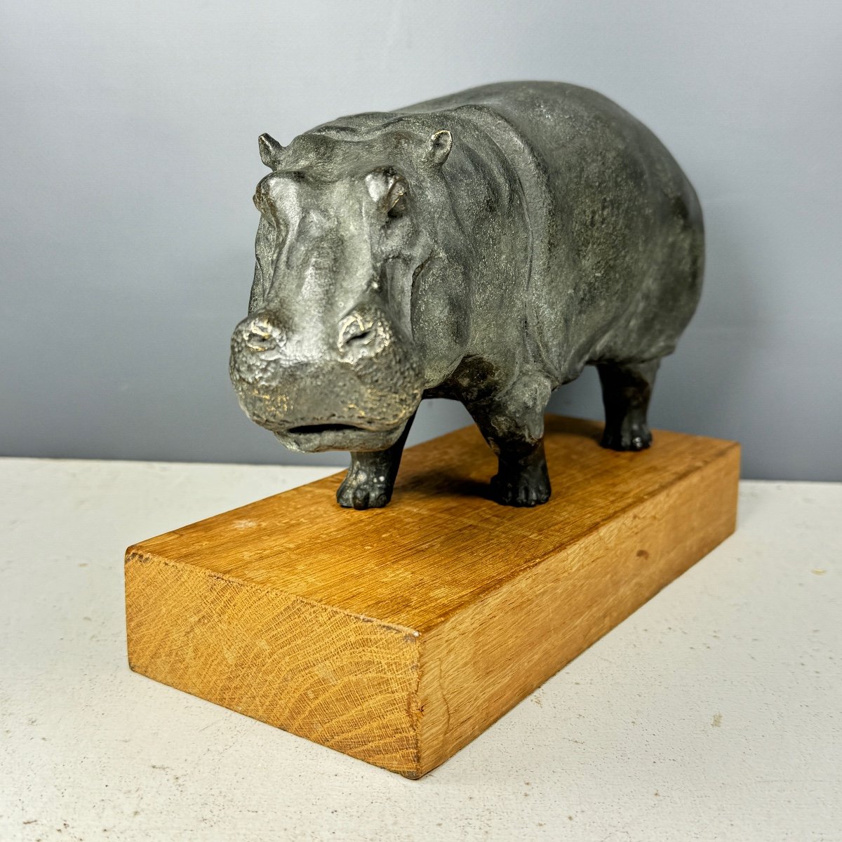 Bronze Hippopotamus-photo-4